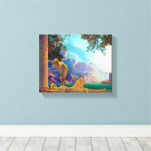 Daybreak, 1922 von Maxfield Parrish Leinwanddruck (Insitu (Holzboden))