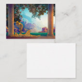 Daybreak, 1922 von Maxfield Parrish Mitteilungskarte (Vorne/Hinten)