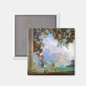 Daybreak - by Maxfield Parrish Magnet (Vorderseite/Rückseite)