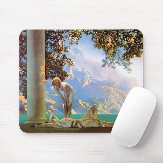 Daybreak - by Maxfield Parrish Mousepad (Mit Mouse)