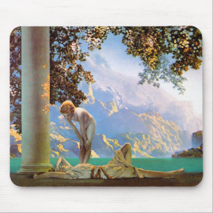 Daybreak - by Maxfield Parrish Mousepad