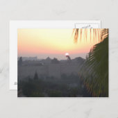 Daybreak Jerusalem Postkarte (Vorne/Hinten)
