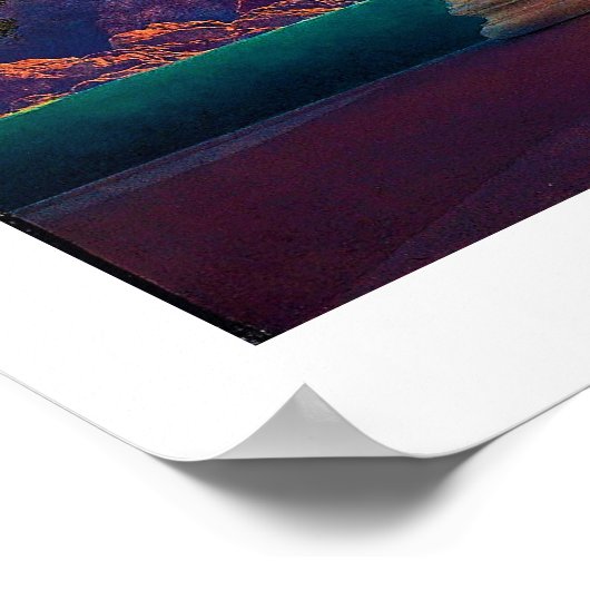 DAYBREAK Maxfield Parrish 1922 ... 2022 Poster (Ecke)