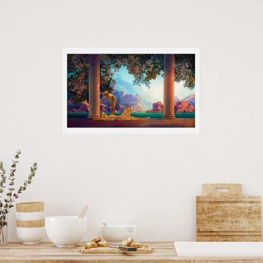 DAYBREAK Maxfield Parrish 1922 ... 2022 Poster (Küche)