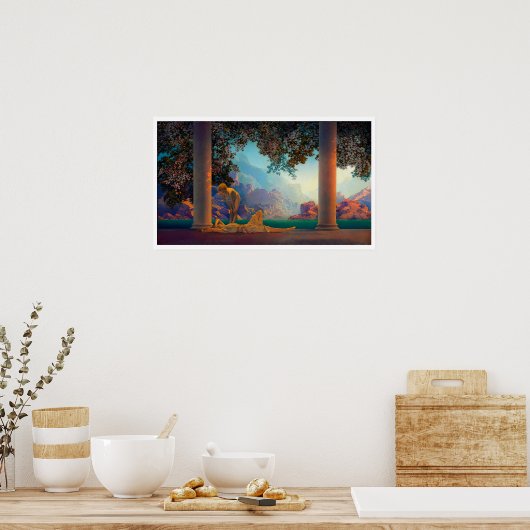 DAYBREAK Maxfield Parrish 1922 ... 2022 Poster (Küche)