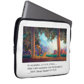 DAYBREAK Maxfield Parrish 1922 ... 2022 Poster Laptopschutzhülle (Vorne Rechts)