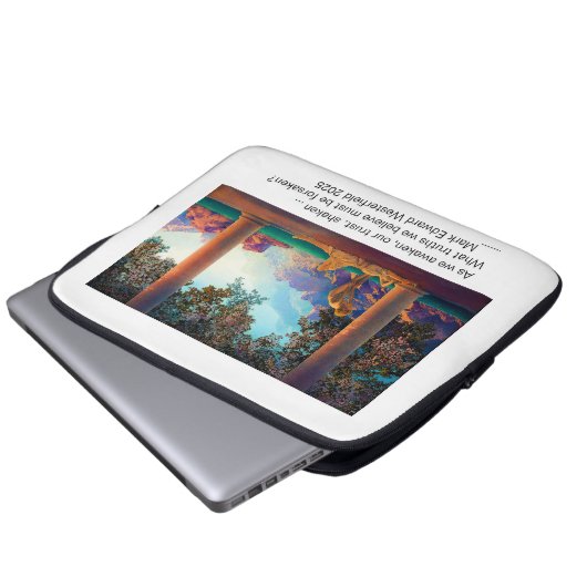 DAYBREAK Maxfield Parrish 1922 ... 2022 Poster Laptopschutzhülle (Vorne Knopf)