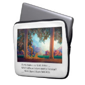 DAYBREAK Maxfield Parrish 1922 ... 2022 Poster Laptopschutzhülle (Vorderseite Links)