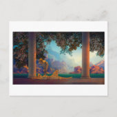 DAYBREAK Maxfield Parrish 1922 ... 2022 Postkarte (Vorderseite)