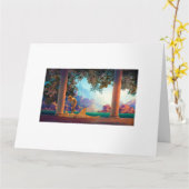 DAYBREAK Maxfield Parrish 1922 ... 2025 Karte (Gelbe Blume)