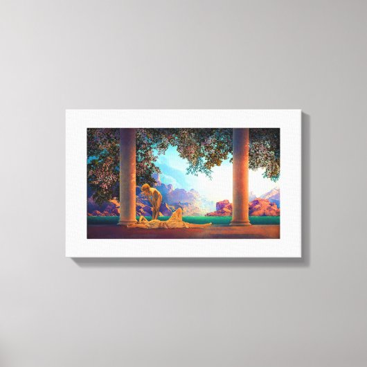 DAYBREAK Maxfield Parrish 1922 ... 2025 Leinwanddruck (Vorderseite)