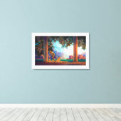 DAYBREAK Maxfield Parrish 1922 ... 2025 Leinwanddruck (Insitu (Holzboden))