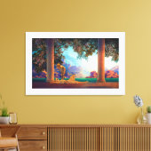 DAYBREAK Maxfield Parrish 1922 ... 2025 Leinwanddruck (Insitu (Wohnzimmer))