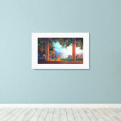 DAYBREAK Maxfield Parrish 1922 ... 2025 Leinwanddruck (Insitu (Holzboden))