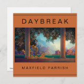 DAYBREAK Maxfield Parrish 1922 .. Hi-Def-Flachkart (Vorne/Hinten)