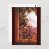 Daybreak, Maxfield Parrish Fine Art Postkarte (Vorne/Hinten)