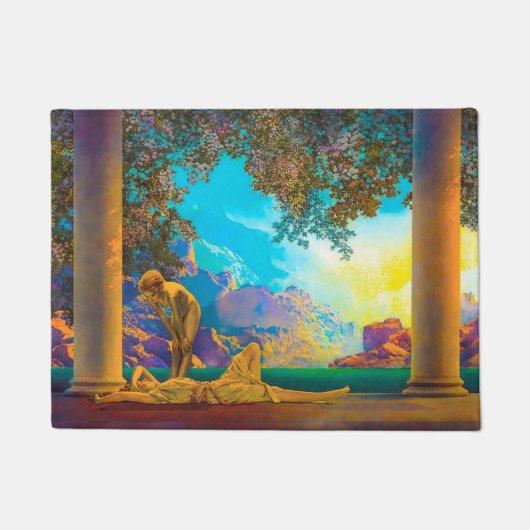 Daybreak Maxfield Parrish Fußmatte (Vorderseite)