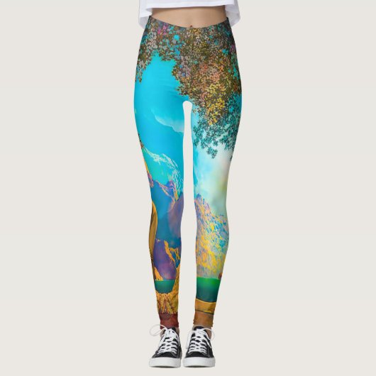 Daybreak Maxfield Parrish Leggings (Vorderseite)