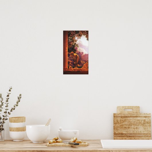 Daybreak, Maxfield Parrish Poster (Küche)