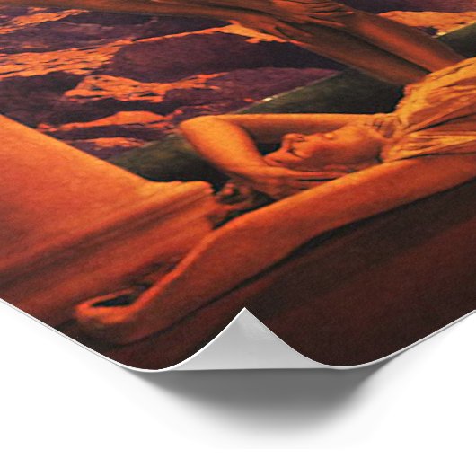 Daybreak, Maxfield Parrish Poster (Ecke)