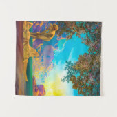 Daybreak Maxfield Parrish Wandteppich (Vorderseite (Horizontal))