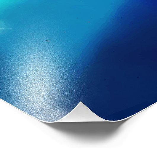 Daybreak Reflection Foto Print (Ecke)