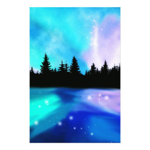 Daybreak Reflection Foto Print