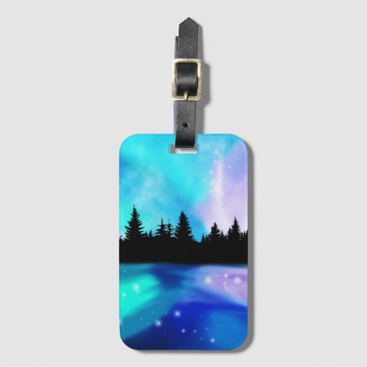 Daybreak Reflektionen Gepäckstück Tag Gepäckanhänger (Vorderseite Vertikal)