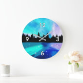 Daybreak Reflektionen Große Wanduhr (Zuhause)