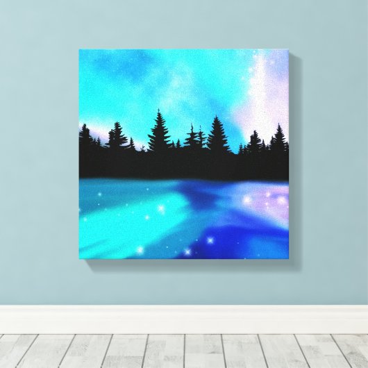 Daybreak Reflektionen Leinwanddruck (Insitu (Holzboden))