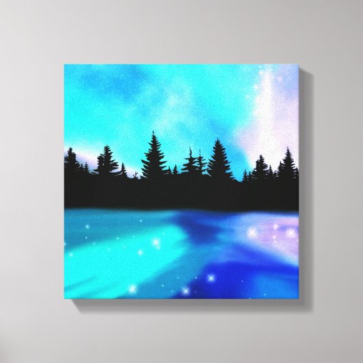 Daybreak Reflektionen Leinwanddruck (Vorderseite)