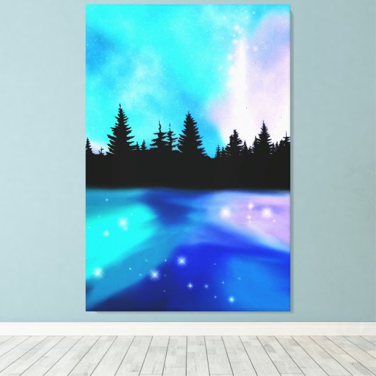 Daybreak Reflektionen Leinwanddruck (Insitu (Holzboden))