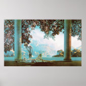 Daybreak, von Maxfield Parrish Poster (Vorne)
