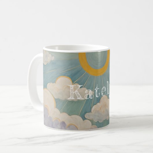 Daybreak's Embrace Personalisiert Kaffeetasse (Vorderseite Links)