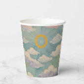 Daybreak's Embrace Personalisiert Pappbecher (Rückseite)