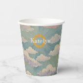 Daybreak's Embrace Personalisiert Pappbecher (Vorderseite)