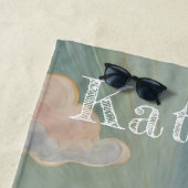 Daybreak's Embrace Personalisiert Strandtuch (Beispiel)