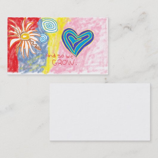 Daycare Business Cards Visitenkarte (Vorne/Hinten)