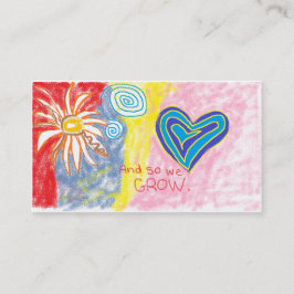 Daycare Business Cards Visitenkarte