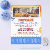 Daycare Childcare Kids Tear-Offs Flyer Template (Einzeln)