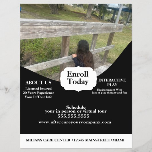 Daycare Playground Park Photo Center Flyer (Vorne)