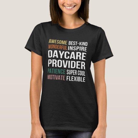 Daycare Provider Appreciation T-Shirt (Vorderseite)