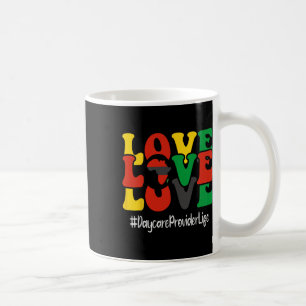 Daycare Provider Liebe Groovy Women Black History Kaffeetasse