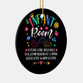Daycare Provider Love Kind Reliable Säugling Room Keramik Ornament (Rechts)