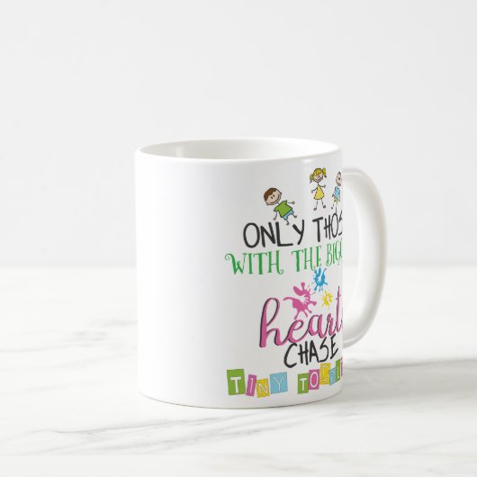 Daycare Provider Staff Chase Tiny Toddlers Mug Kaffeetasse (VorderseiteRechts)