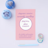 Daycare Service Flyer (Einzeln)