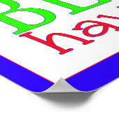 Daycare Subway Art Poster (Ecke)