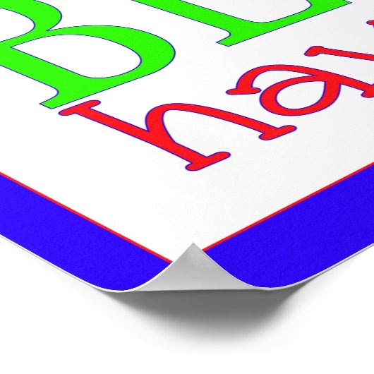 Daycare Subway Art Poster (Ecke)