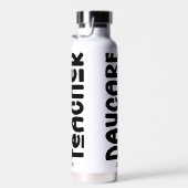 Daycare Teacher Minimalist Typography Trinkflasche (Rechts)