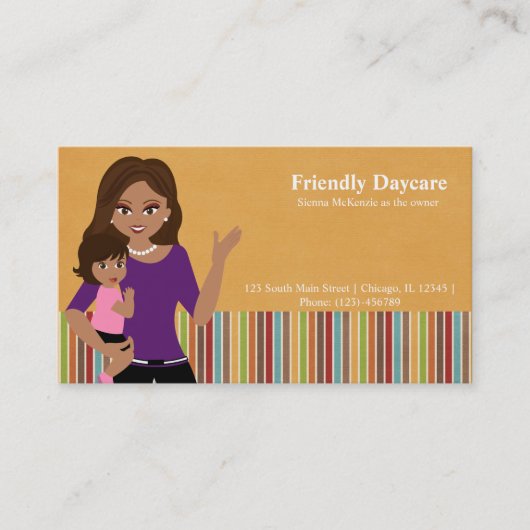 Daycare Visitenkarte (Vorderseite)